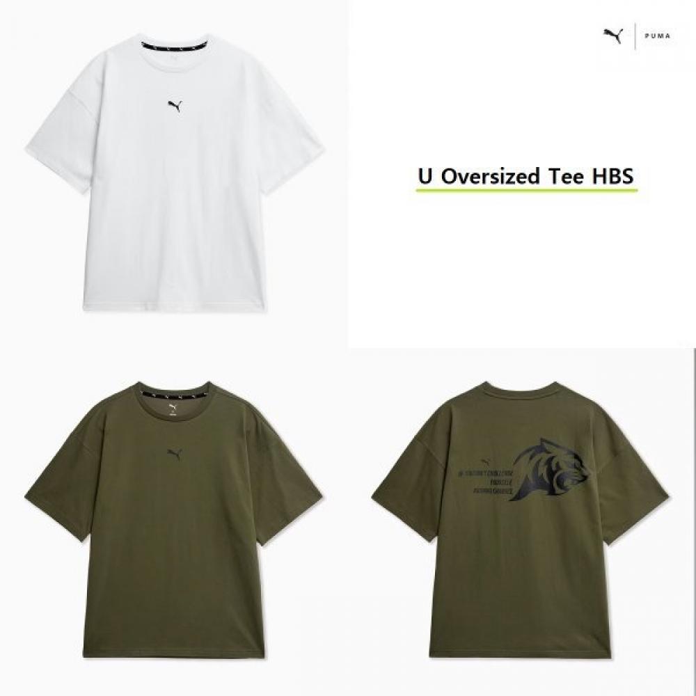 Puma Unisex Oversized Tee Hbs 611298 01 02 01 white/L