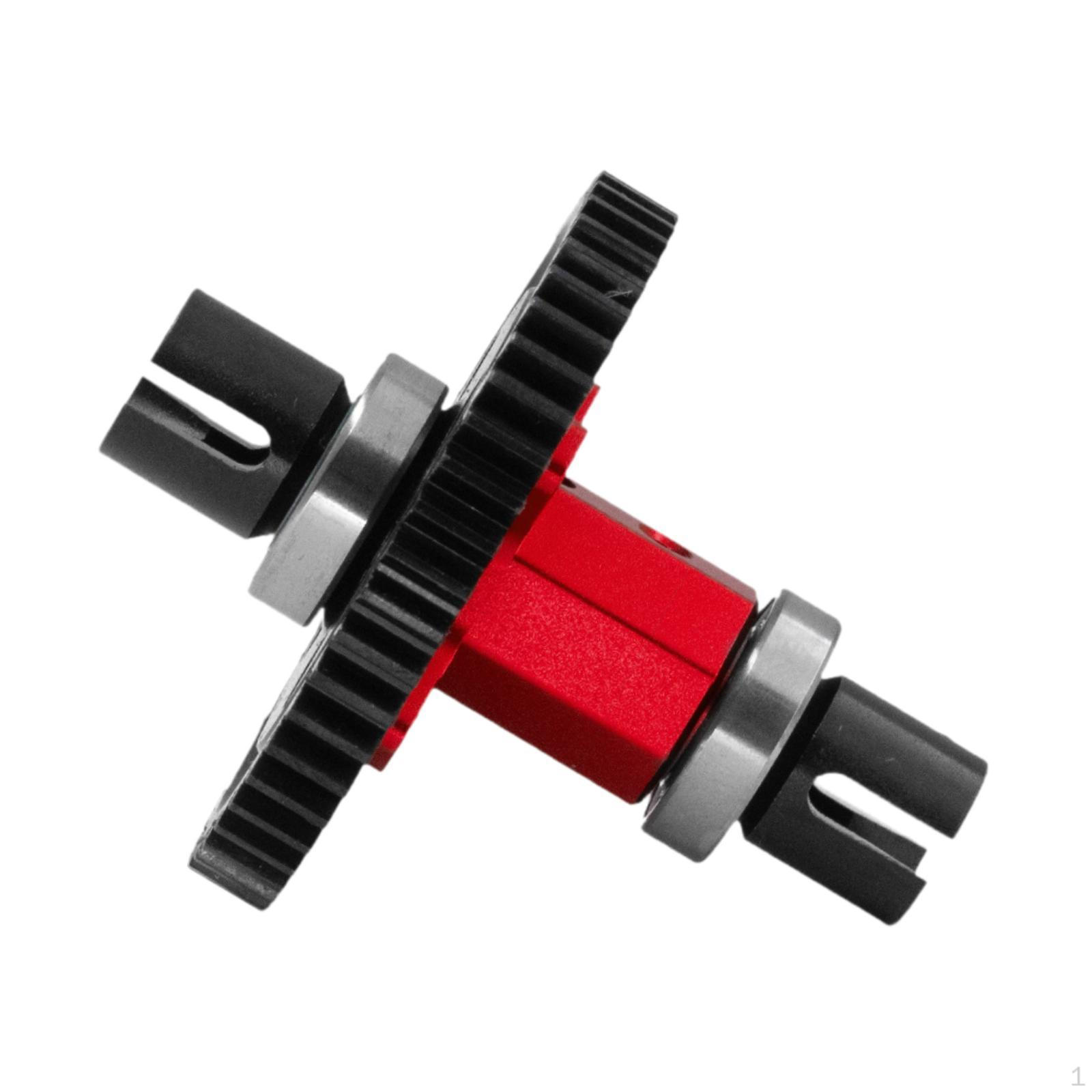 

Металевий диференціал в зборі для радіокерованої машини, запасні частини для середнього диференціала 1:8 Масштаб червоний