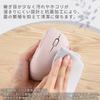 ELECOM SHELLPHA Wireless Mouse, 2.4GHz, Quiet, Antibacterial, 5 Buttons, Pink, M-SH20DBSKPN