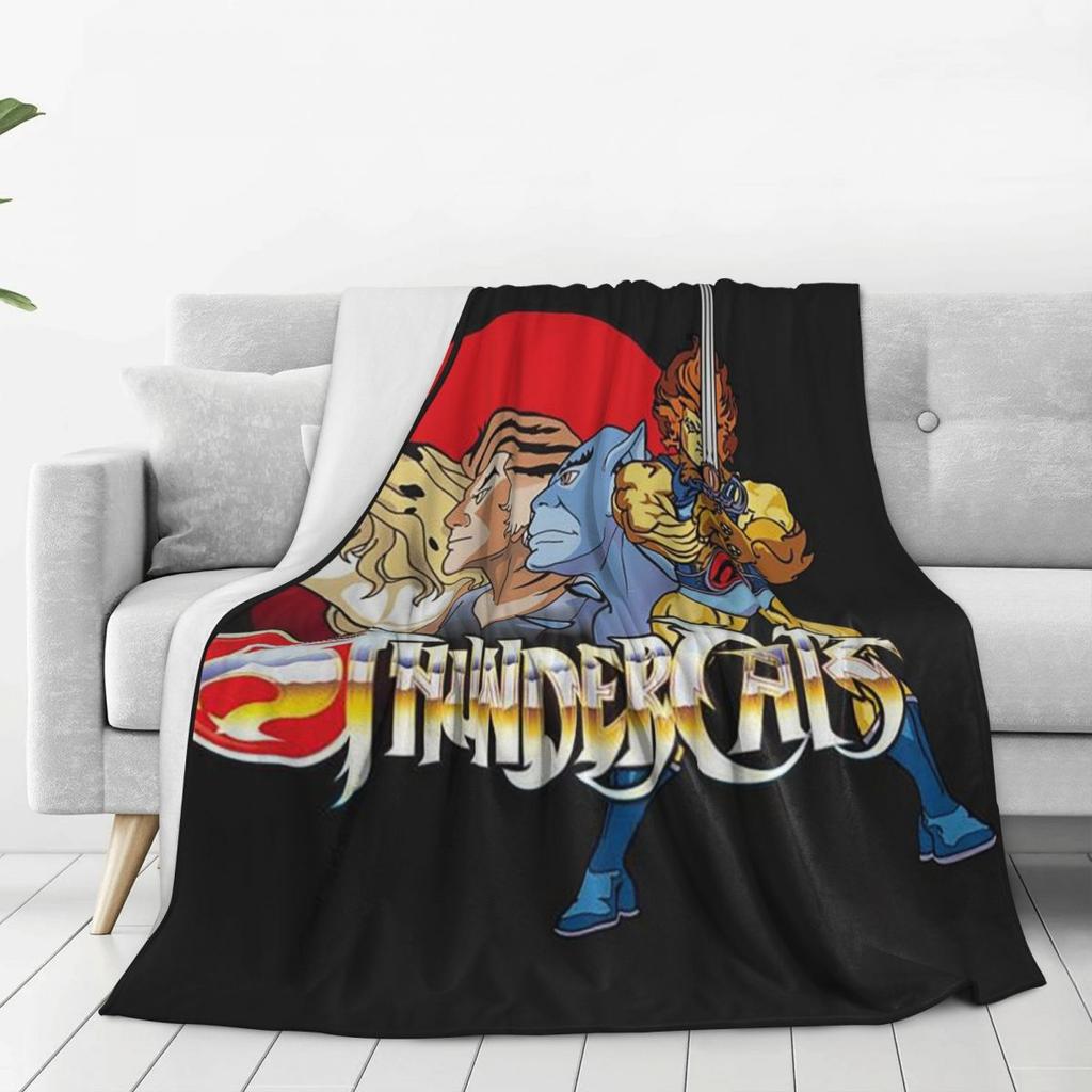 Thundercats Cartoon Blankets Soft Warm Flannel Throw Blanket Bedspread for Bed Living room Picnic Travel Home Sofa
