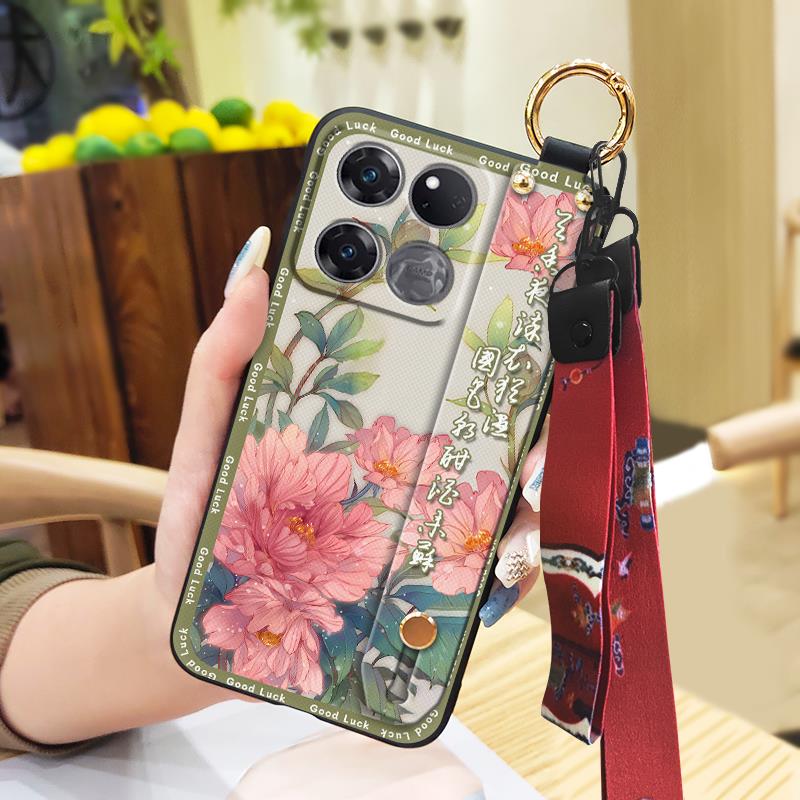 Weiche Hülle Staubdichte Handyhülle Für OnePlus/1+Ace 5G Racing Edition Rückseite Ring Handyhalter Silikon Schutz