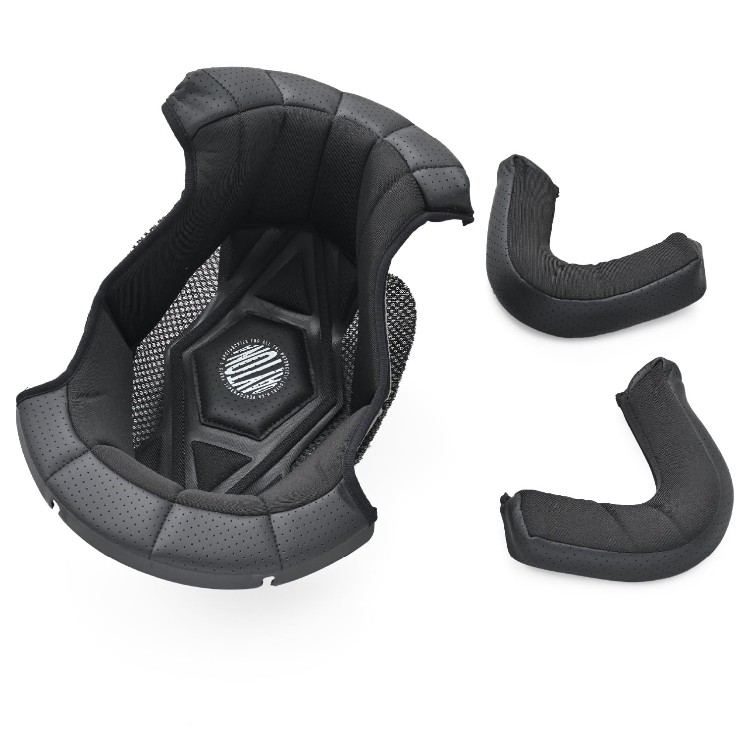 

Daytona Motorcycle Helmet Replacement Inner Pads and Interior Set 62304 DN-007PJ (XL) чёрный