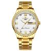 Influencer Brand Men's Tycoon Gold Luminous Waterproof Steel Watch
