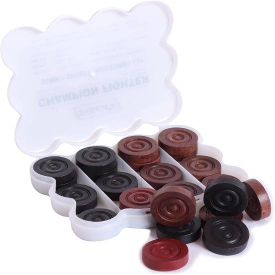 SISCAA Carrom Coin Carrom Board Accessory Approved & Used in National Tournament Held by Carrom Coin Federation of India (Champion Fighter)