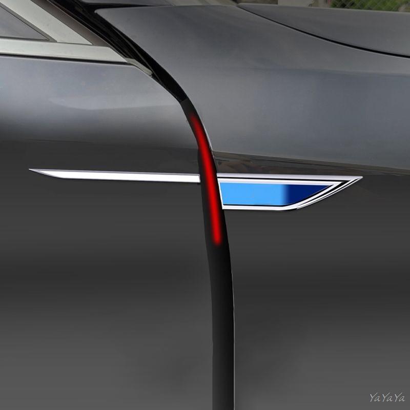 CSF1 Metal Car Leaf Board Side Body Stickers Decorative Decal Modified for Mercedes Benz AMG W177 W176 X166 X167 C257 C218 X253 H247
