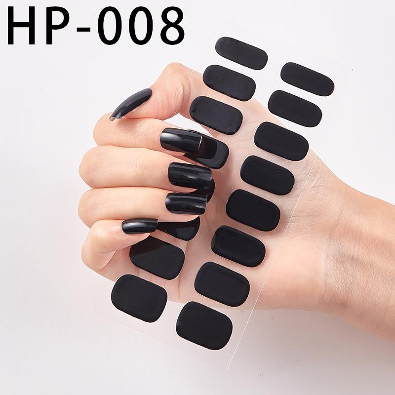

Гелевые наклейки для ногтей, Полуотвержденные фототерапевтические наклейки для ногтей, Полные наклейки, Водостойкие и долговечные гелевые мягкие наклейки для ногтей HP008