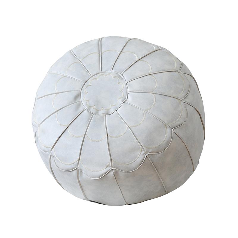 

Подушка из марокканской кожи, чехол для пуфа из искусственной кожи, ненабитый пуф, подушка для медитации, футон, подставка для ног, домашний декор, чехол для подушки