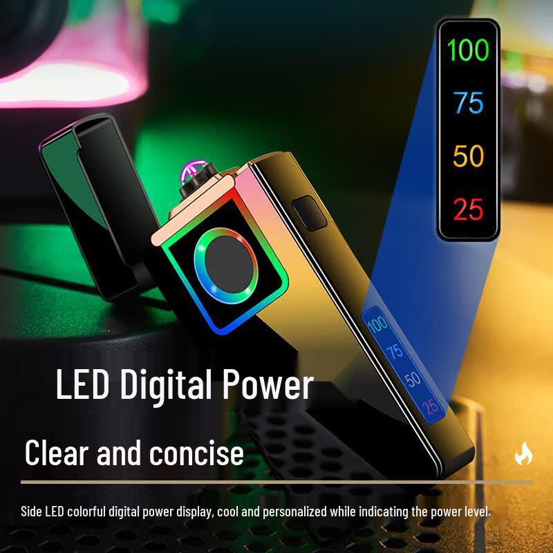 Premium Fingerprint Rechargeable Arc Lighter Gift Set
