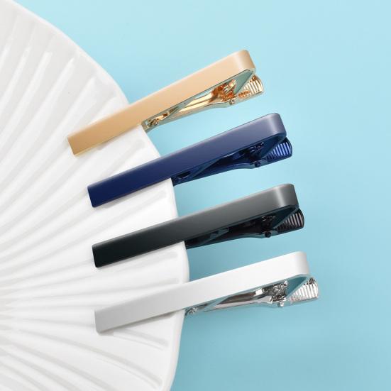 Tie Clip Smooth Surface Copper Men Business Tie Clip Detachable Versatile Weddings Business Outfits Bow Tie Outfit Accessory