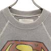 Ubrukt COACH Langermet raglan-sweat M grå ×DC SUPERMAN fleecefôr Herre Brukt