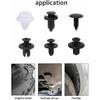 Clip Fender Trim Car Auto Push Pin Rivet Bumper Door Panel Retainer Fastener Kit