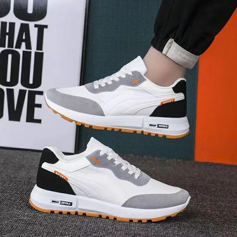 Uomo Autunno Sneakers Casual Scarpe da Corsa Scarpe di Lusso Scarpe da Corsa Scarpe da Ginnastica Tendenza Jogging Vulcanizzate Camminata Tennis Scarpe da Allenamento Uomo