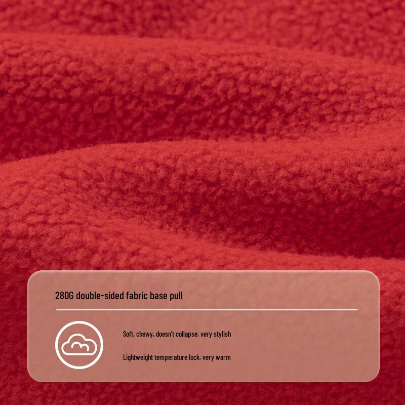 Balabala Kids Fleece-Lined Hooded Sweatshirt 160