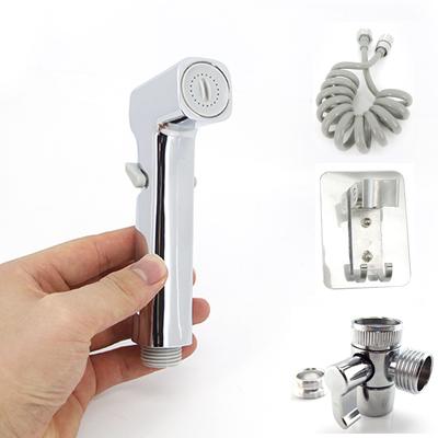 ABS Ayarlanabilir gümüş El Tipi Tuvalet Bide Spreyi El Musluğu Duş wc Baş Spreyi Banyo Kendini Temizleme Hijyenik Şattaf