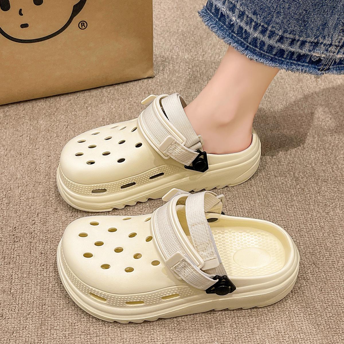 

Хирургические перфорированные туфли для мужчин, летняя обувь, медицинская нескользящая, медицинские сандалии медсестры, женский стиль 44-45 бежевый