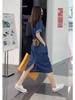 Women's Summer 2025 Slim-Waist Short-Sleeve Denim Dress