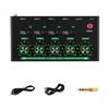 4 Channel Sound Mixer Metal Case Precise Level Knobs Seamlessly Integration Streaming for Podcasting