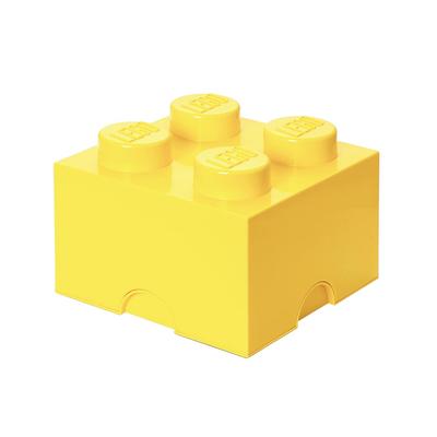LEGO Storage Box Brick 4 DIF Cool Yellow 40031741