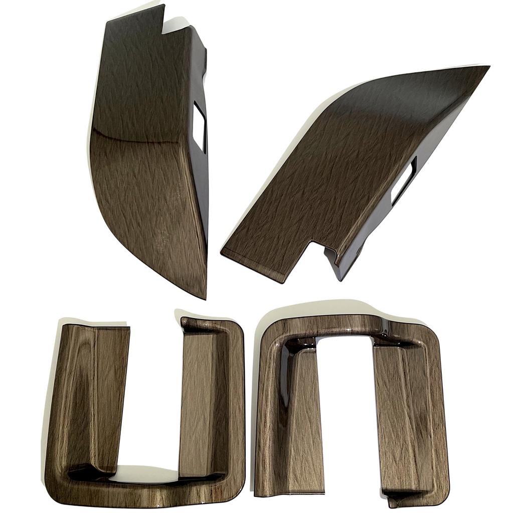 Flatland New Alphard 40 40 Series Accessories Interior Custom Parts Rear Seat Door Switch Cover Set Series/Vellfire (2nd Row) (Wood Grain)