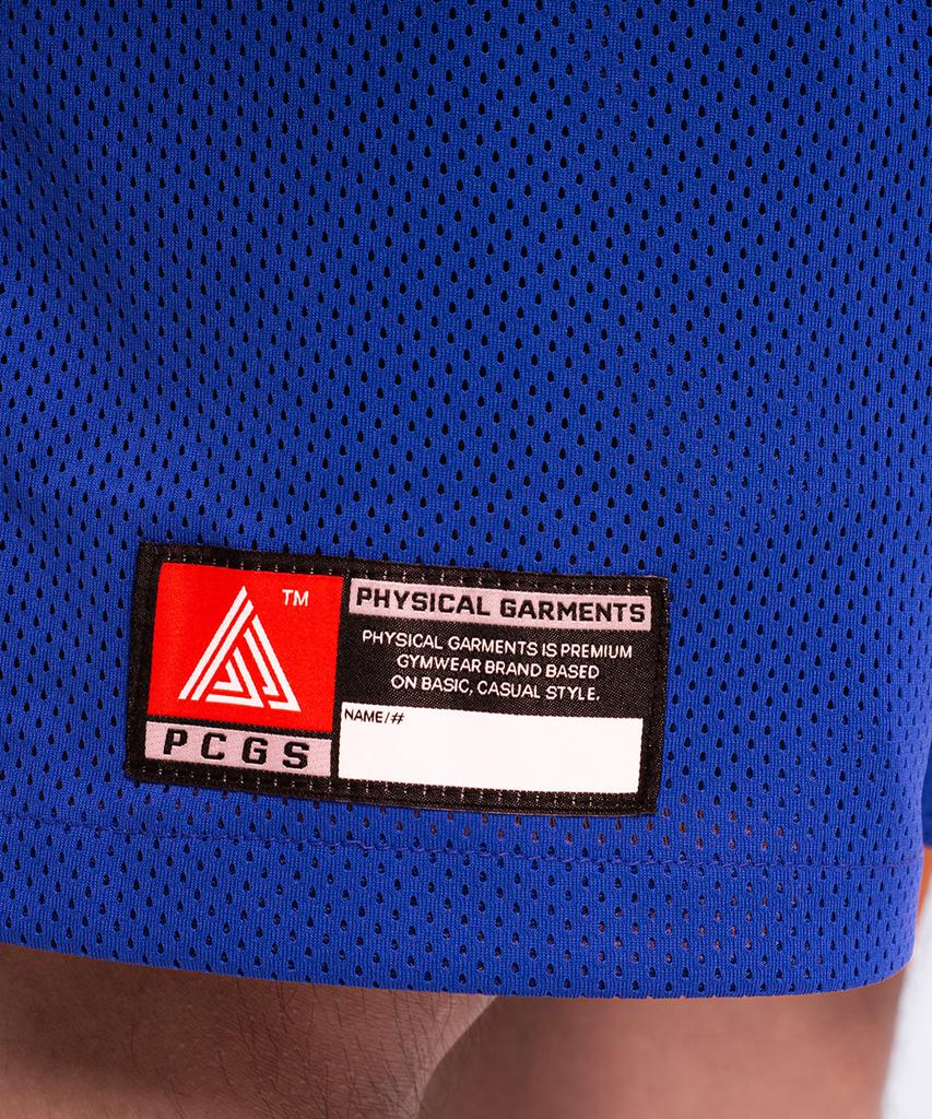 Pijikeolgameoncheu P4044 Mesh Wide Shorts [Blue]