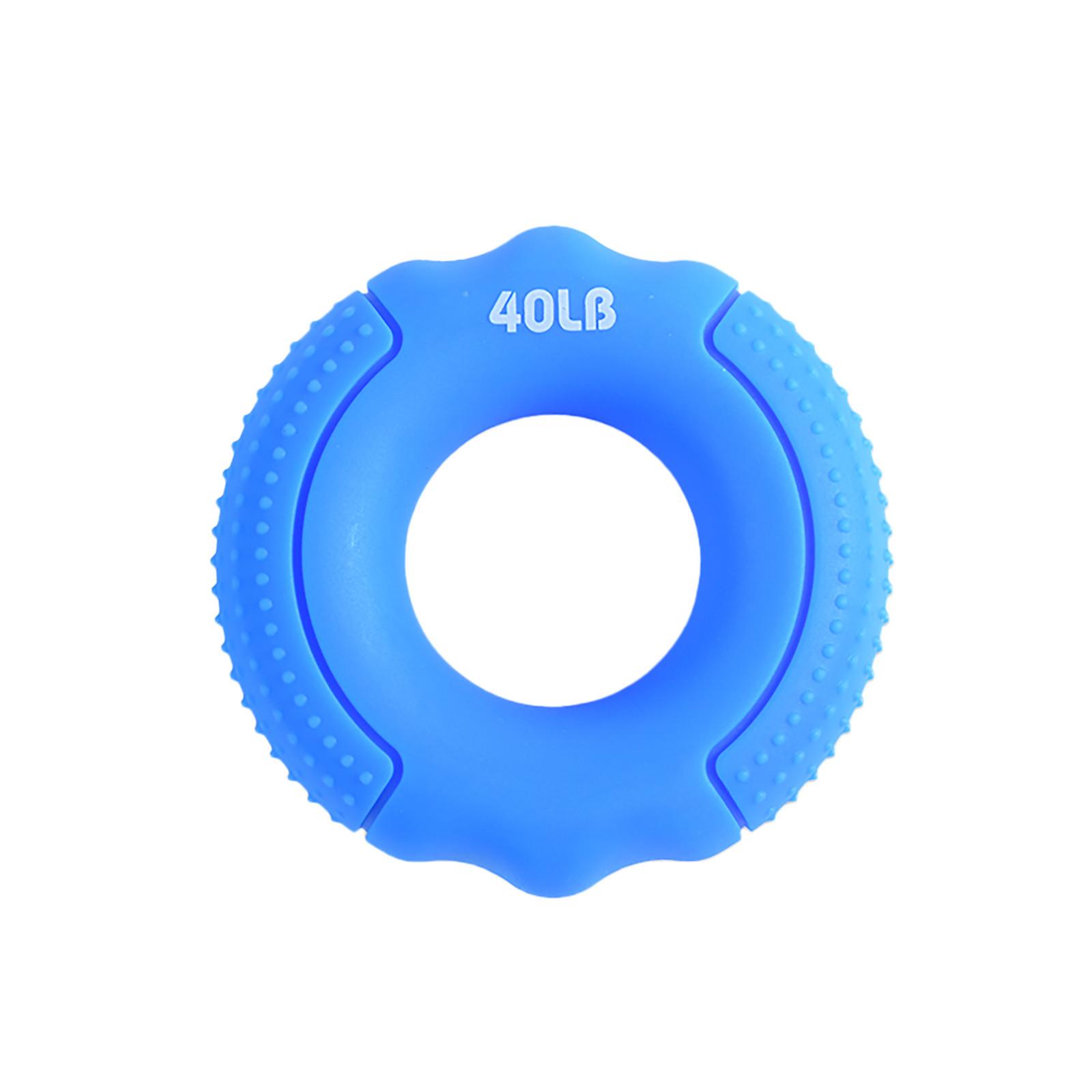 Silicone Gripping Ring Wrist Stretcher Finger Forearm Exercise Carpal Expander синий