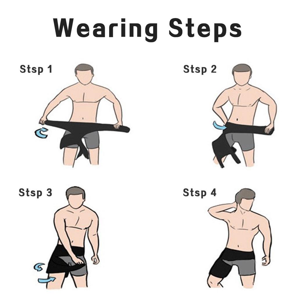 Ischiasnerv Schmerzlinderung Oberschenkel Kompressionsbandage für Hüftgelenke Arthritis Leistenwickel Bandage Schutzgürtel Beinwärmer Neu