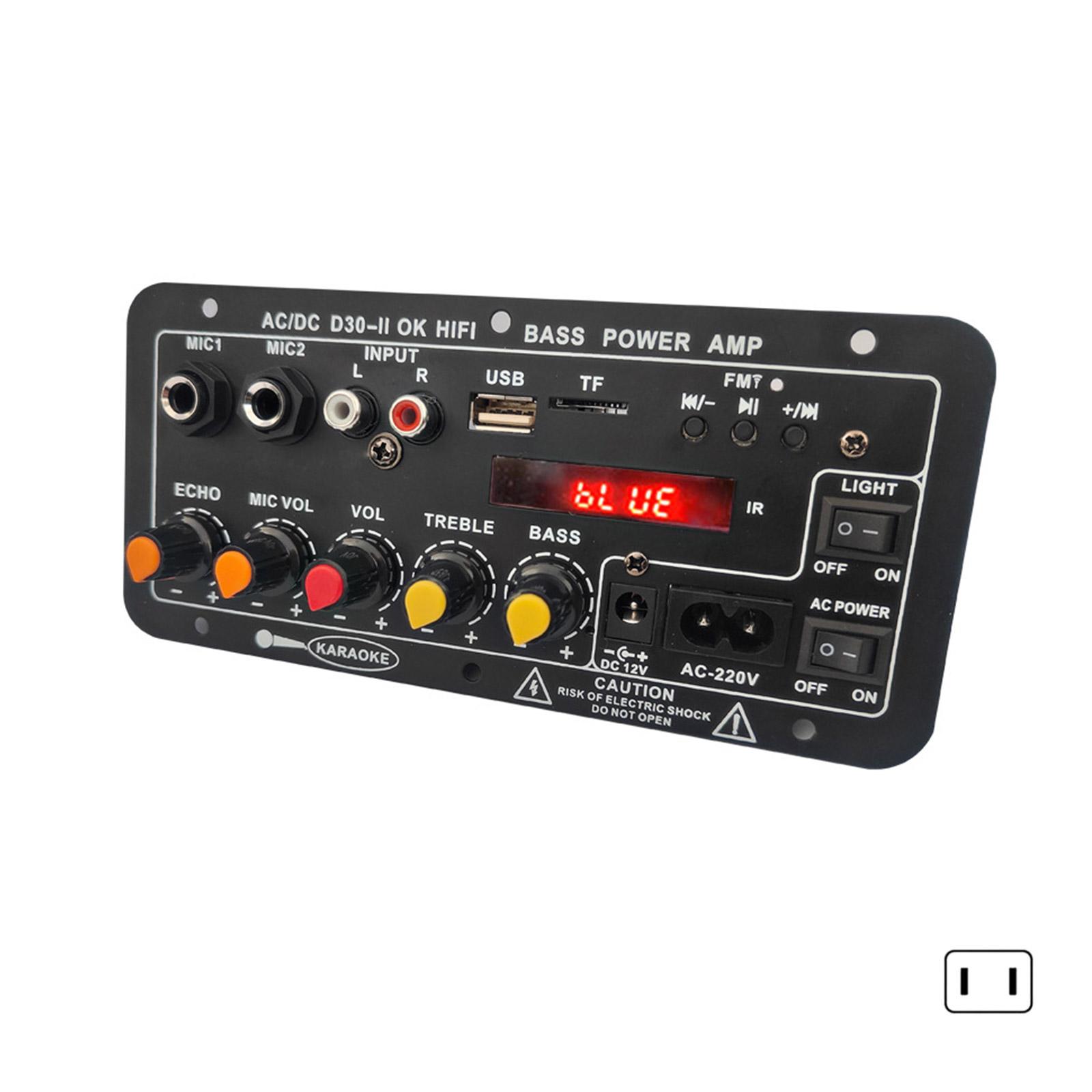 

Vehicles Car Power Amplifier Board D30-II Bluetooth-compatible Power AMP Module Clear and Powerful Sound Output US