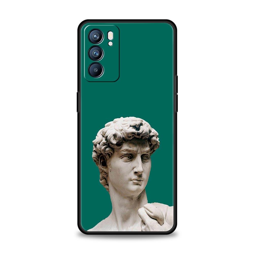 Mona Lisa Van gogh Oil Art Case For Oppo Find X6 X5 A54 A53 A52 A9 A15 A95 A17 A16 A76 A74 A57 Reno7 Reno6 Pro Plus 5G Cover