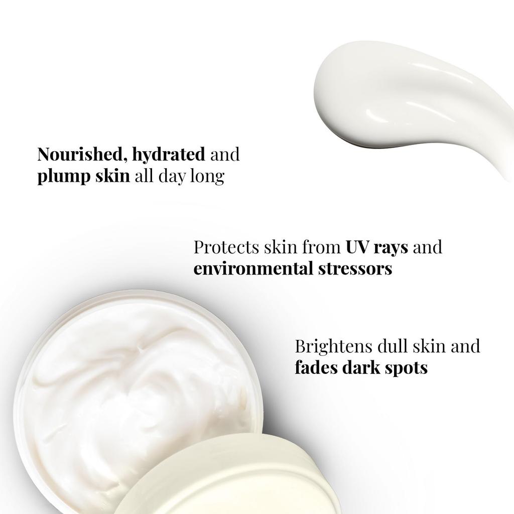 iCosmetiques Day Cream |Vitamins B3, C, E |Shea Butter & Glycerin |SPF Protection with 4 Sunscreens for Glowing Skin |Mineral Oil & Silicone Free