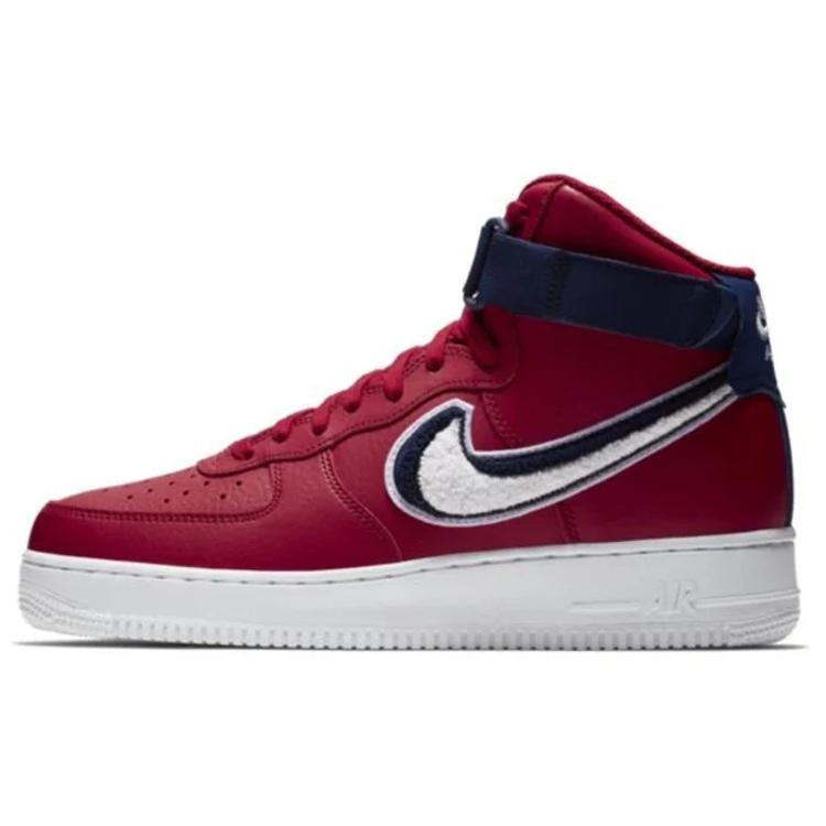 

Nike Air Force 1 High 3D Chenille Swoosh Red White Blue 806403-603 40.5