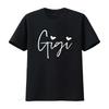 Womens Gigi HearT T Shirt for Grandma Cute Funny  Tops Vintage Washed Top For Everyday Wear Designer Clothes Casual Comfortable