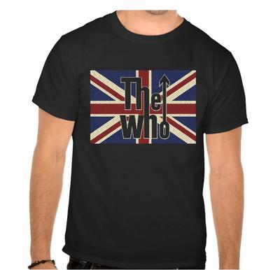 THE WHO ROCKBAND ROCKMUSIKLEGENDEN Schwarzes T-Shirt -907-