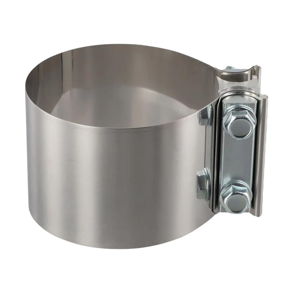 Joiner Sleeve Clamp Pipe Connector Adjustable Exhaust Joiner Sleeve Clamp Muffler Tube Enhanced Car Performance