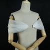 Detachable Mesh Off Shoulder Sleeves Loose Sheer Arm Covers Bridal Wedding Arm Covers  Evening Gown