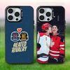 Ice Hockey H-Heated R-Rivalry Black Phone Case Compatible with iPhone 17 16 15 14 13 12 11, Pro, Max, Plus, E, Air, Mini