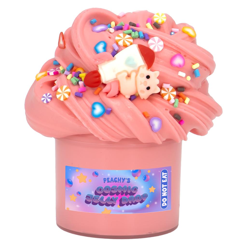 4Pcs Fluffy Stretchy Butter Slime Kit-Scented DIY Super Soft Putty with Charms slime Non-Sticky Birthday Party Favors gift toys