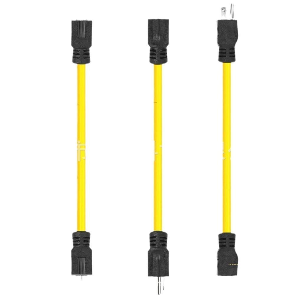 

High Quality Heavy-Duty Generator Adapter Cord 12AWG 3 Prong Male Male Extension Cord 2FT 125V Transfer Switch