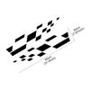 2PCS Car Door Side Stickers Racing Sport Style Vinyl Decals PVC Auto Body Styling Decoration Stickers Accessories For Seat Ibiza