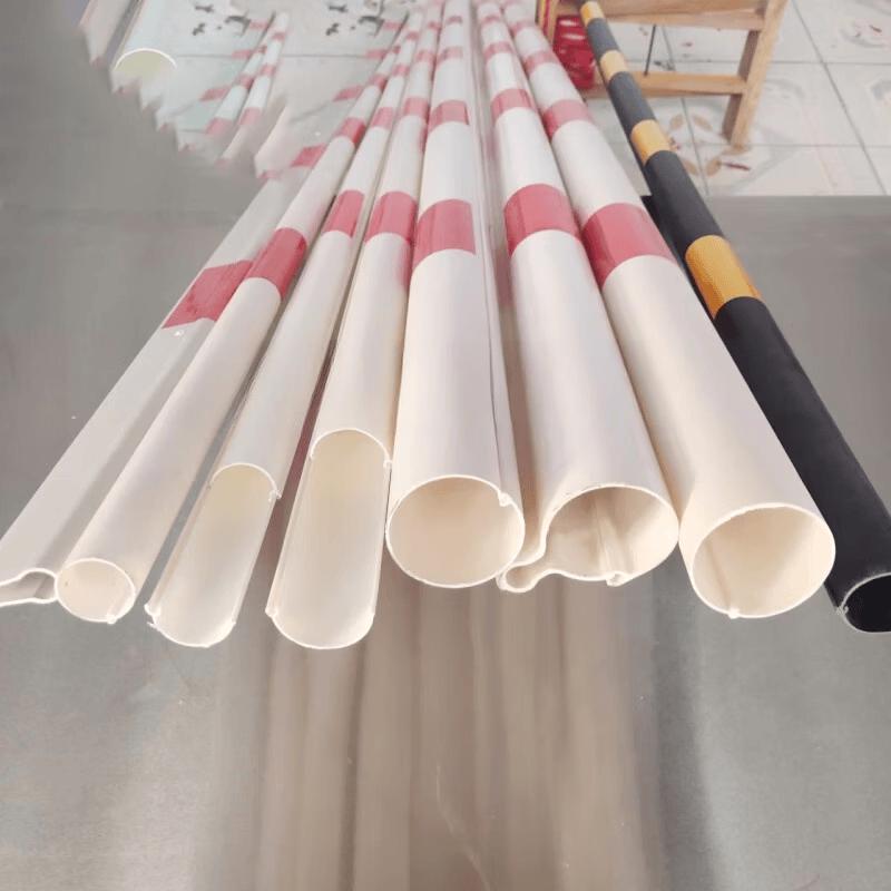 Red & White Reflective PVC Warning Pole