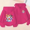 Kinder Rosa Cardigan Sweatshirt 3-12 Jahre Mädchen Junge Hoodie Reißverschluss Stil Beliebt Anime Schönes Mädchen Sport Lässig Mode Kleidung