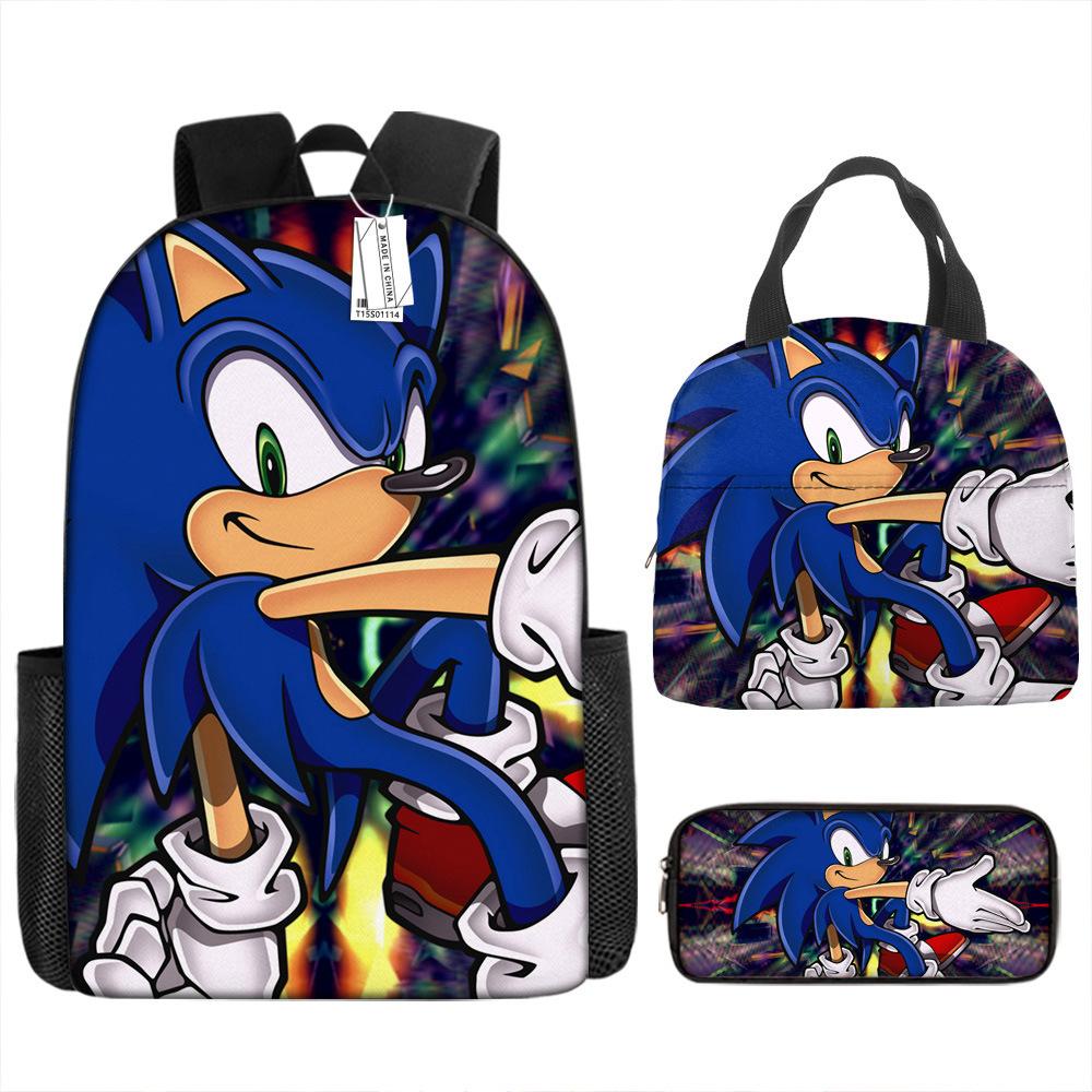 Backpack Trend Backpack Anime Large Capacity Elementary School Bag Lunch Bag
