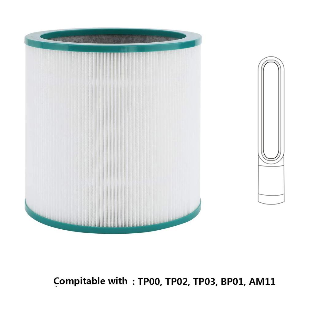 HOME TIMES 1 Pack Filter Replacements for Dyson Tower Purifier Pure Cool Link TP01 TP02,TP03,BP01,AM11,Compare to Part 968126-03
