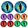 1 Paar Beast Eyes Koplampstickers Realistische Oogstickers Weerbestendig UV-Bestendig Vinyl Eenvoudige Applicatie Uniek Accent voor Vrachtwagens & Off-Road