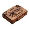 1/2Pcs Wooden for Paranormal Enthusiasts Mini Spirit Board Unique Gift With Planchettes Handmade Divination Tools with Drawer