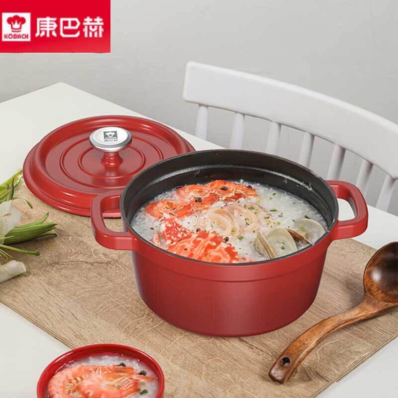 

Kambach Colorful Enamel Cast Iron Soup Pot