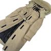 New Fox Sweater Collar Strap Slim Long Down Thickened Pike Insulation Winter Quilted Jacket Hooded