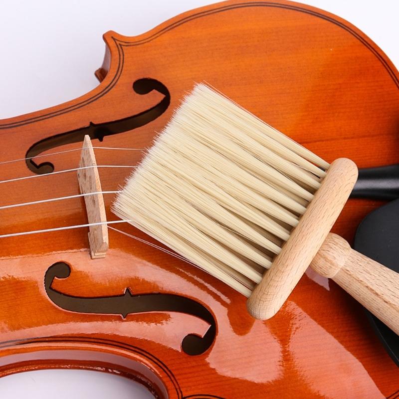 Guzheng Cleaning Brush Soft Bristles Ukulele Violin Brush Small Guitar Cleaner Musical Instrumen Cleaning Tool