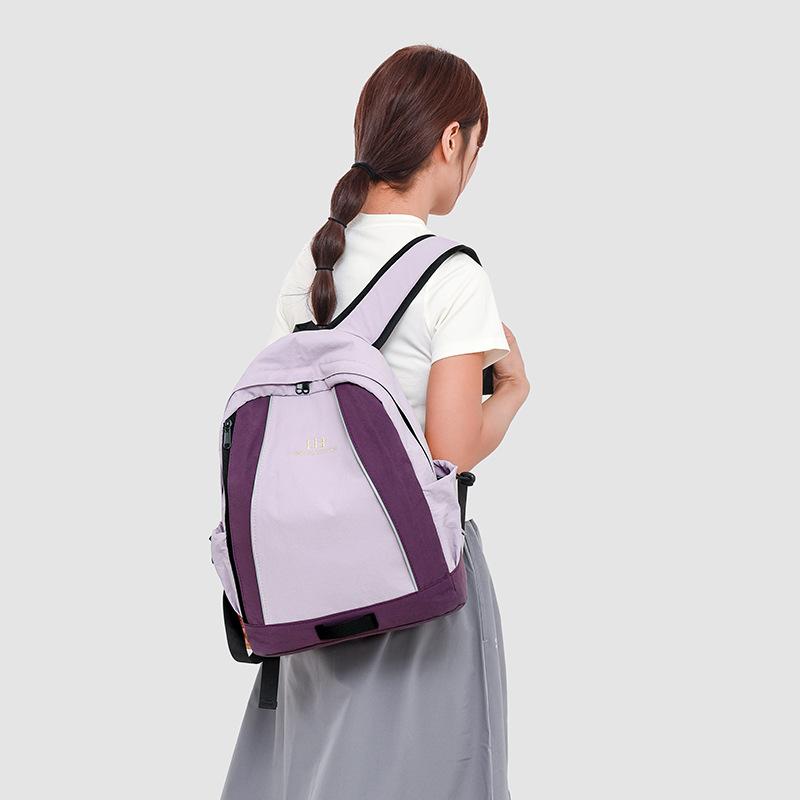 Lightweight Oxford Cloth Large-capacity Schoolbag New Leisure Travel Student Backpack Wear-resistant