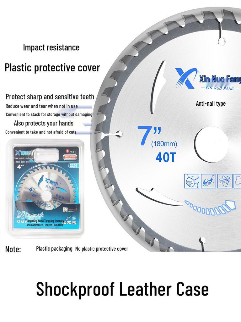 High-Speed Steel & Tungsten Circular Saw Blade for Wood & Aluminum, 4-10 Inch, Fits Hand Angle Grinders