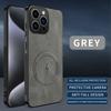 EUCAGR For iPhone 16 Pro Max/16 Pro/16Pro Case Simple Stylish Magnetic Suction Luxury PU Leather Skin-friendly Anti-drop Cover